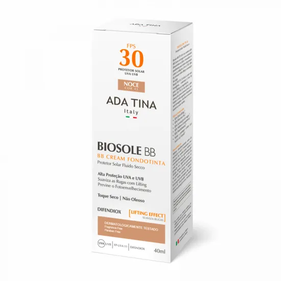 Adatina Biosole BB Cream FPS60 Noce Cor 45 · Protetor Solar