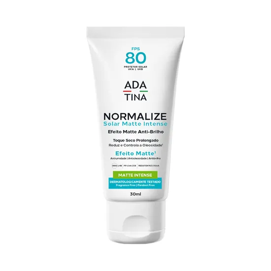 Adatina Normalize Matte FPS 80 · Protetor Solar
