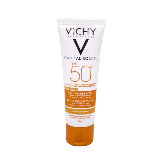 Vichy Anti-Taches 3 En 1 SPF50+ · Protetor Solar