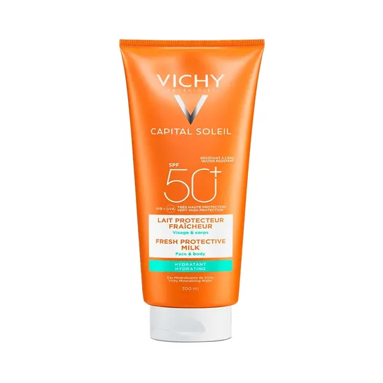 Vichy Capital Solei Fresh Protective Milk SPF50+ · Protetor Solar