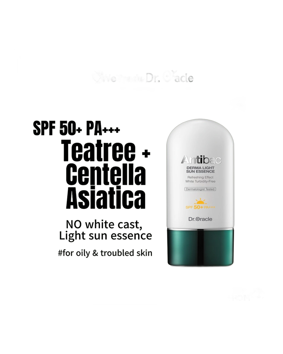 DR. Oracle Derma Light Sun Essence SPF 50+ Pa+++ · Protetor Solar