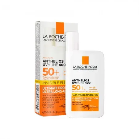 Facial La Roche Posay Anthelios SPF50+ Fuido com Cor · Protetor Solar