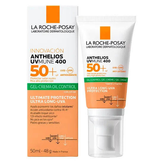 Facial La Roche-Posay Anthelios Oil Correct Gel-Cream FPS50+ · Protetor Solar