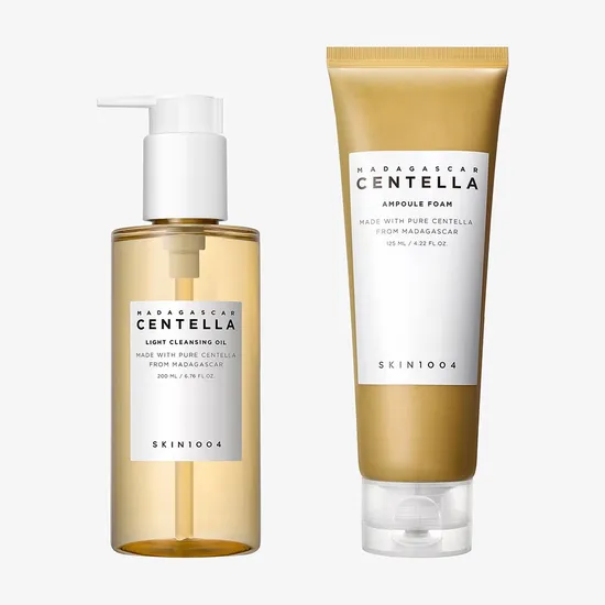 SKIN1004 M.C Kit Double Duo Oil 200ML + Foam 125ML · Limpador Facial