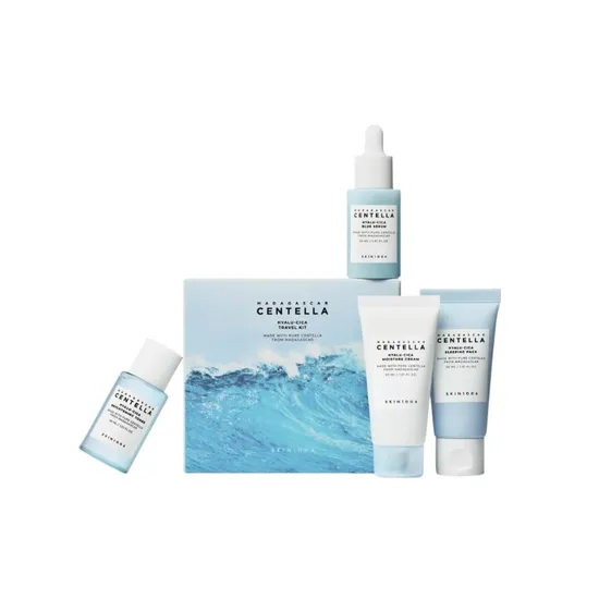 SKIN1004 Madagascar Centella Hyalu-Cica Travel 4UN · Kit