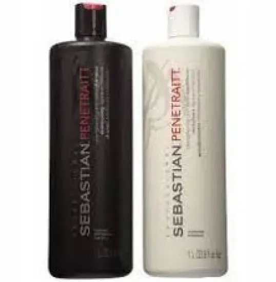 Sebastian Kit Shampoo 1000ML + Condicionador Penetraitt 1000ML Profissional