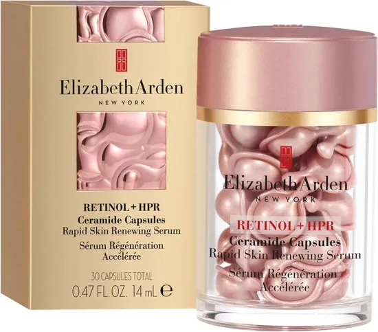 Renovação Facial Elizabeth Arden Retinol + HPR Ceramida 14ML (30 Cápsula) · Sérum Facial
