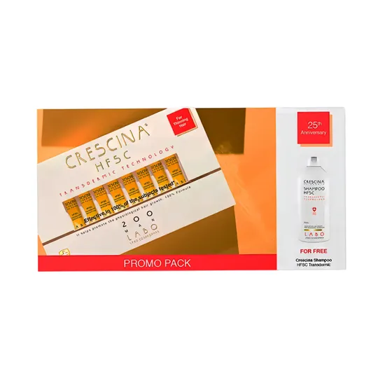 Set Crescina HSFC Transdermic Treatment 200 Man · Tratamento Capilar