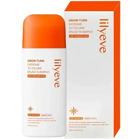 Lilyeve Grow:Turn Exosome 3D Volume Brush · Shampoo