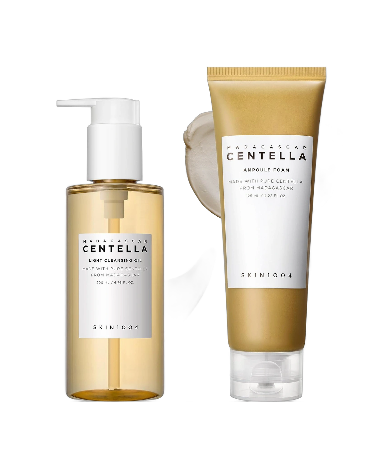 Skin 1004 M.Centella Kit Double Duo OIL200+FOAM125 Limpiador · Limpador Facial