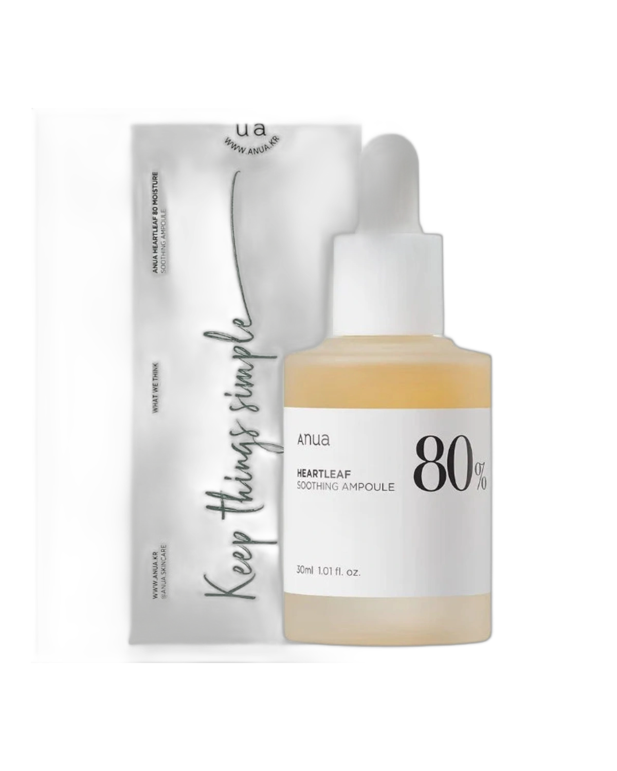 Anua Heartleaf 80% Moisture Soothing Ampoule · Sérum Facial