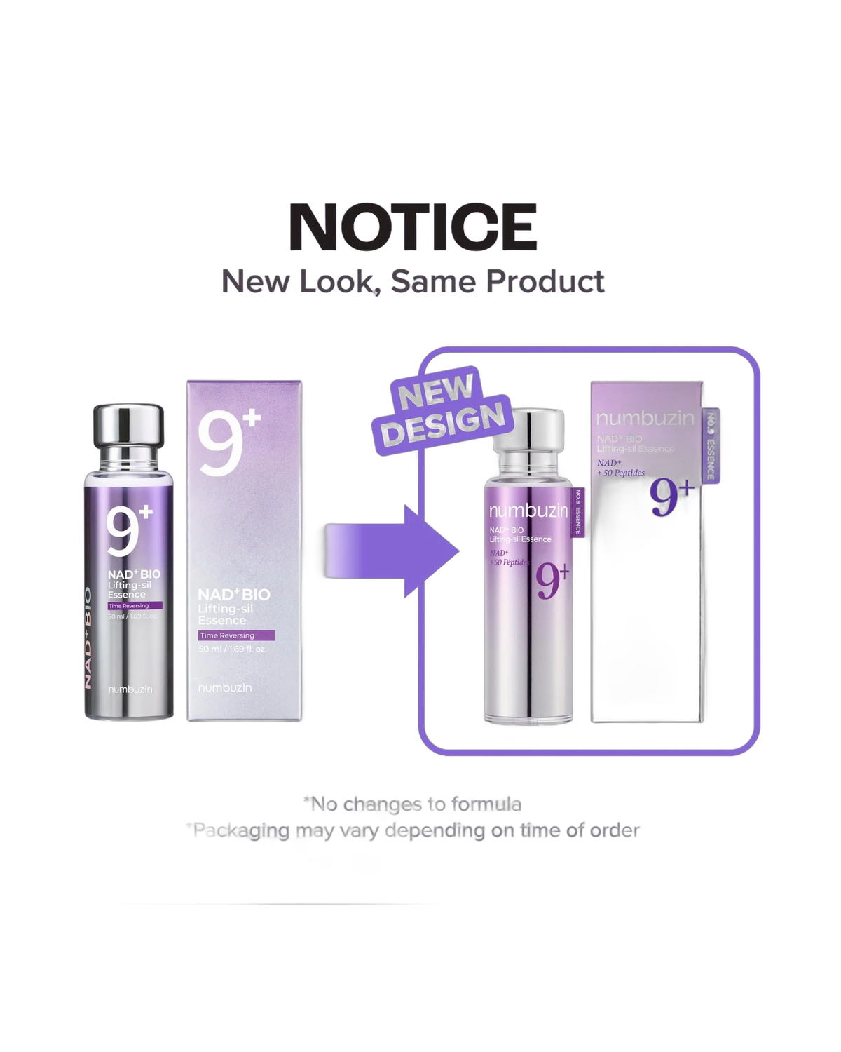 Numbuzin N.9 Nad+ Bio Lifting-Sil Essence · Sérum Facial