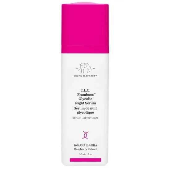 Drunk Elephant T.L.C Framboos Glycolic Night · Sérum Facial