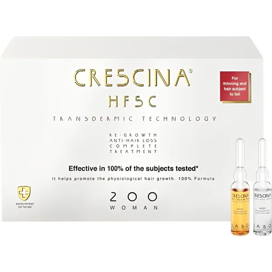 Labo Cosprophar Crescina Re-Growth & Anti-Hair Loss HSFC-200 Woman - 20 Ampolas · Tratamento Capilar