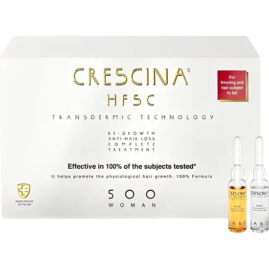 Labo Cosprophar Crescina Re-Growth & Anti-Hair Loss HSFC-500 Mulher - 20 Ampolas · Tratamento Capilar