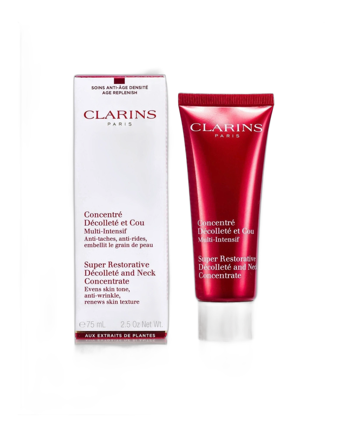 Clarins Super Restorative Décolleté And Neck Concentrate · Tratamento Facial