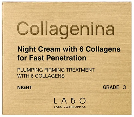 Tratamento Facial de Noite Labo Cosprophar Night Cream With 6 Collagens Grade 3