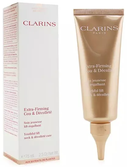 Tratamento Facial para Pescoço Clarins Extra Firming Cou Decollete
