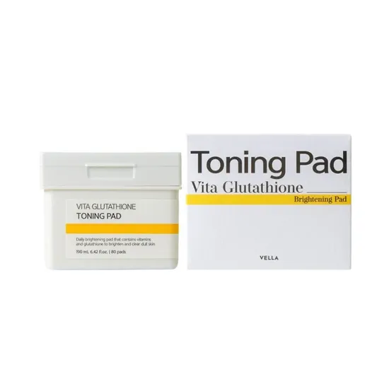 Vella Toning Pad Vita Glutathione · Tônico Facial