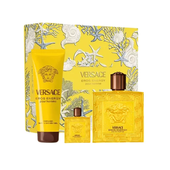 Versace Eros Energy Kit Men 100ML Edp+5ML+ Shower