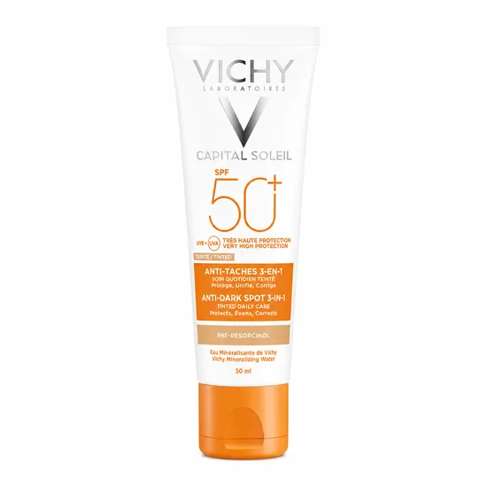 Vichy Protector Solar Ideal Solei IP50 Anti Dark Spot · Protetor Solar