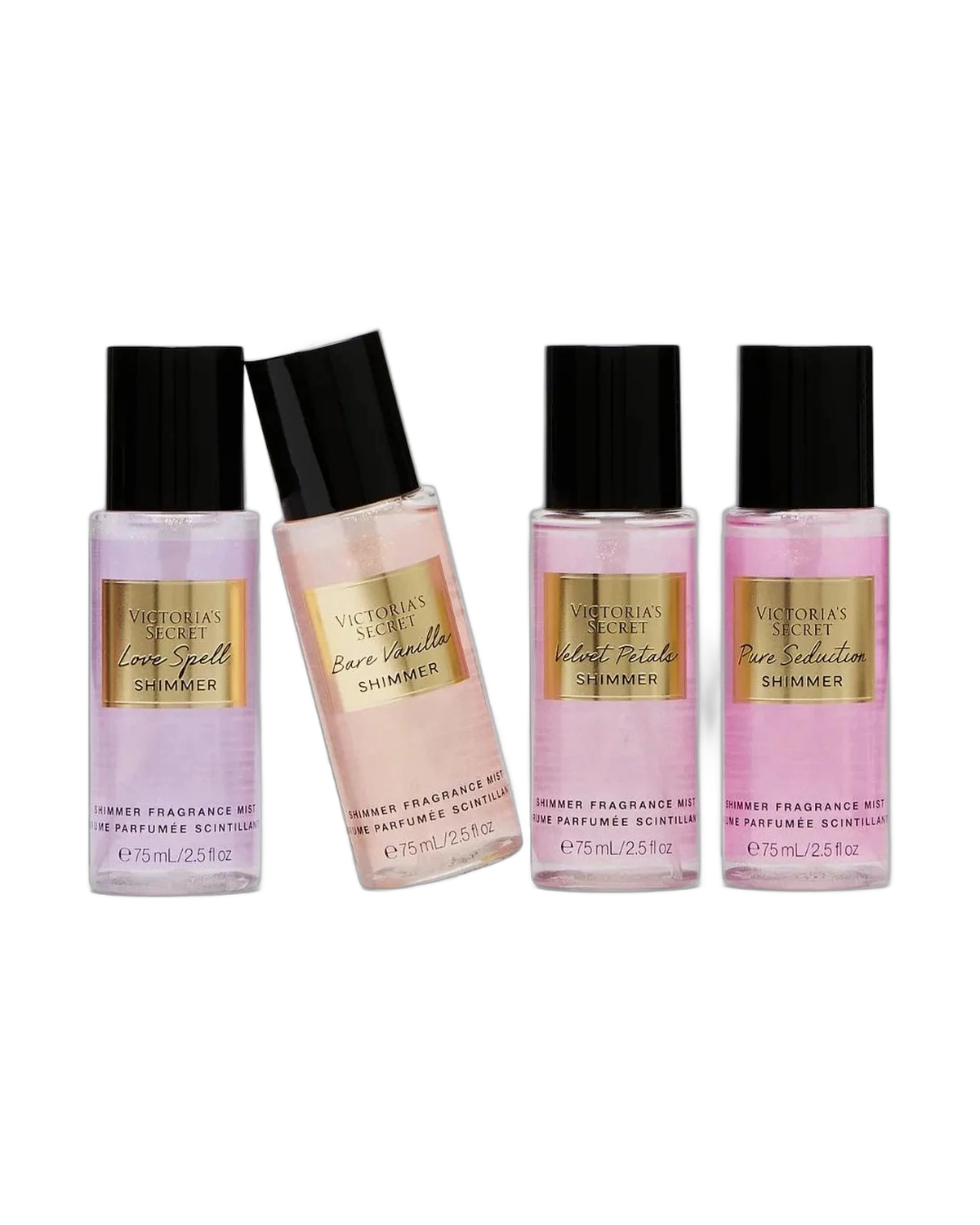 Victoria's Secret Mini Splash Shimmer Kit 4 Unidades 75ML · Body Splash