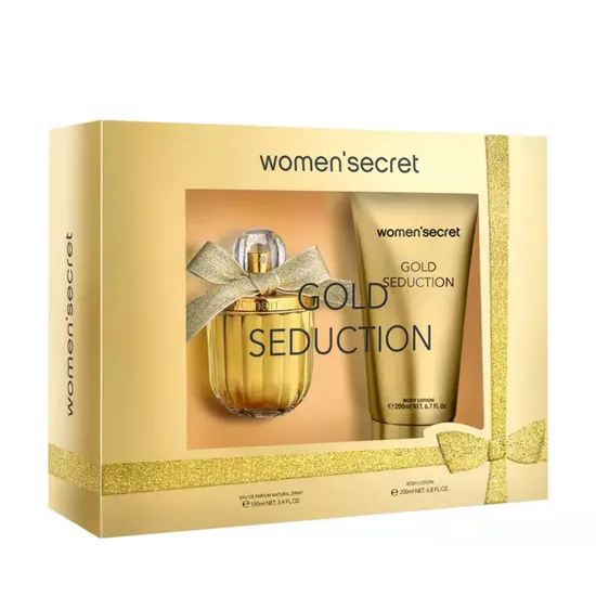 Women'Secret Gold Seduction Kit 100ML+B.Lotion · Loção Corporal