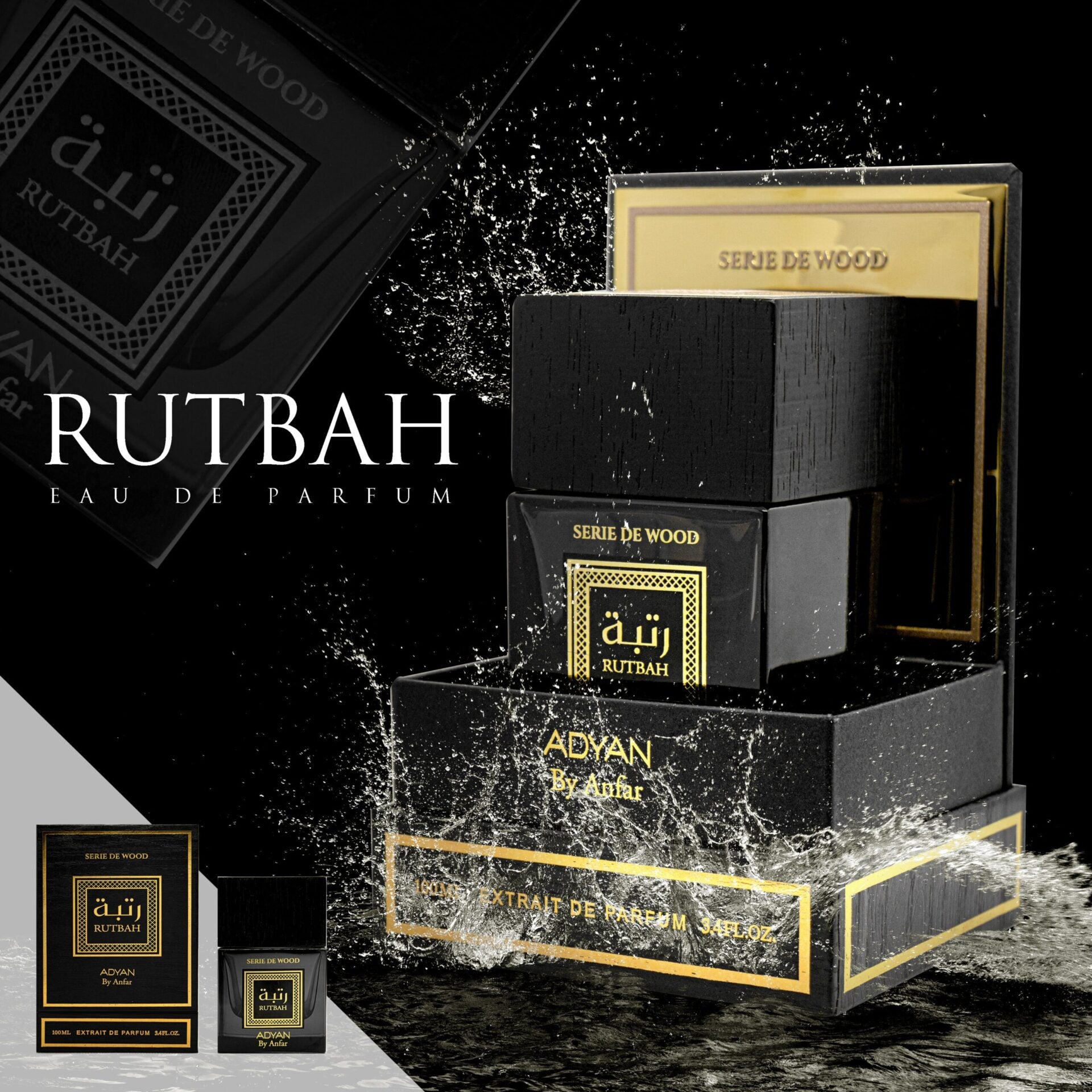 Perfume Adyan Rutbah Extrait de Parfum Unissex 100ML