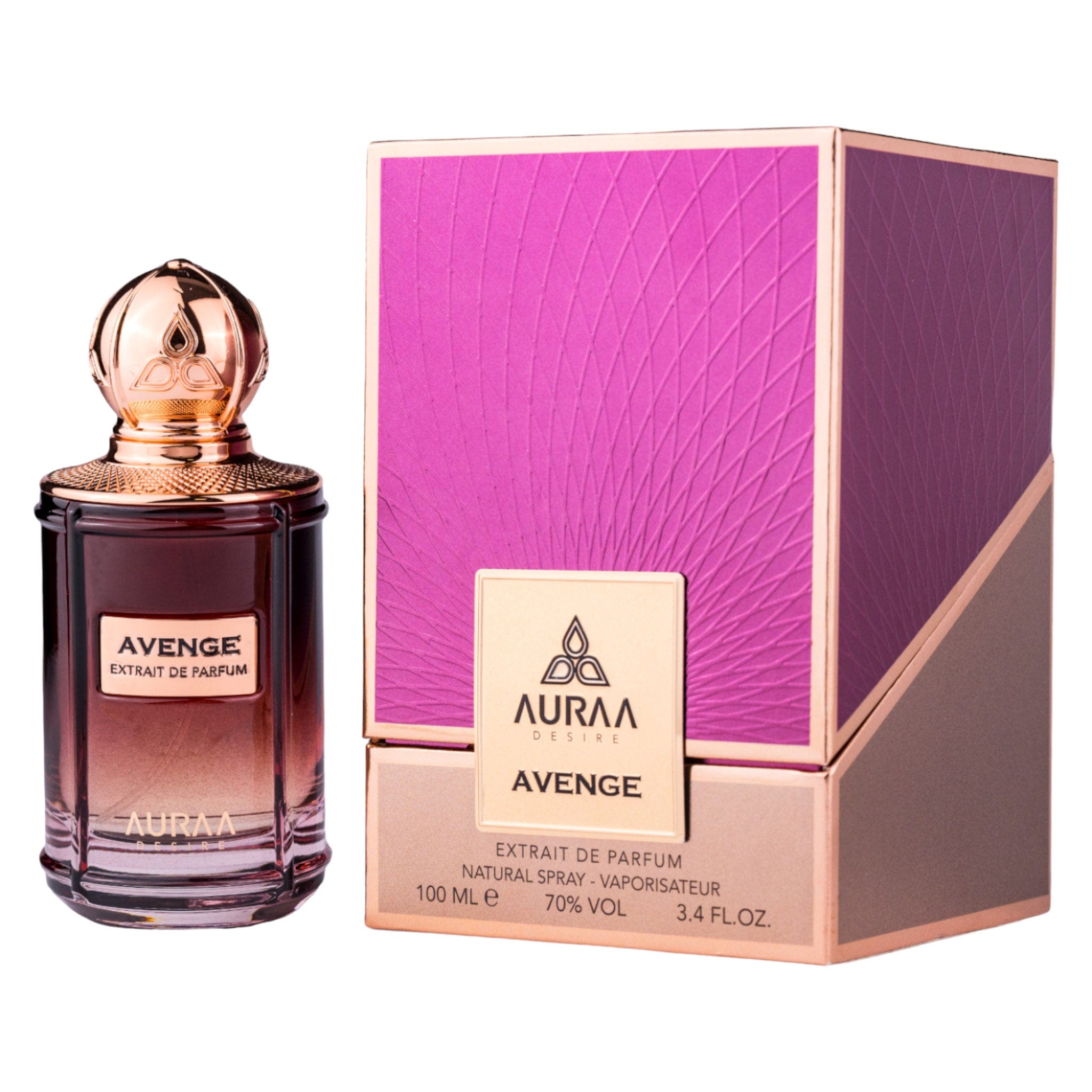 Perfume Auraa Desire Avenge Extrait de Parfum Unissex 100ML