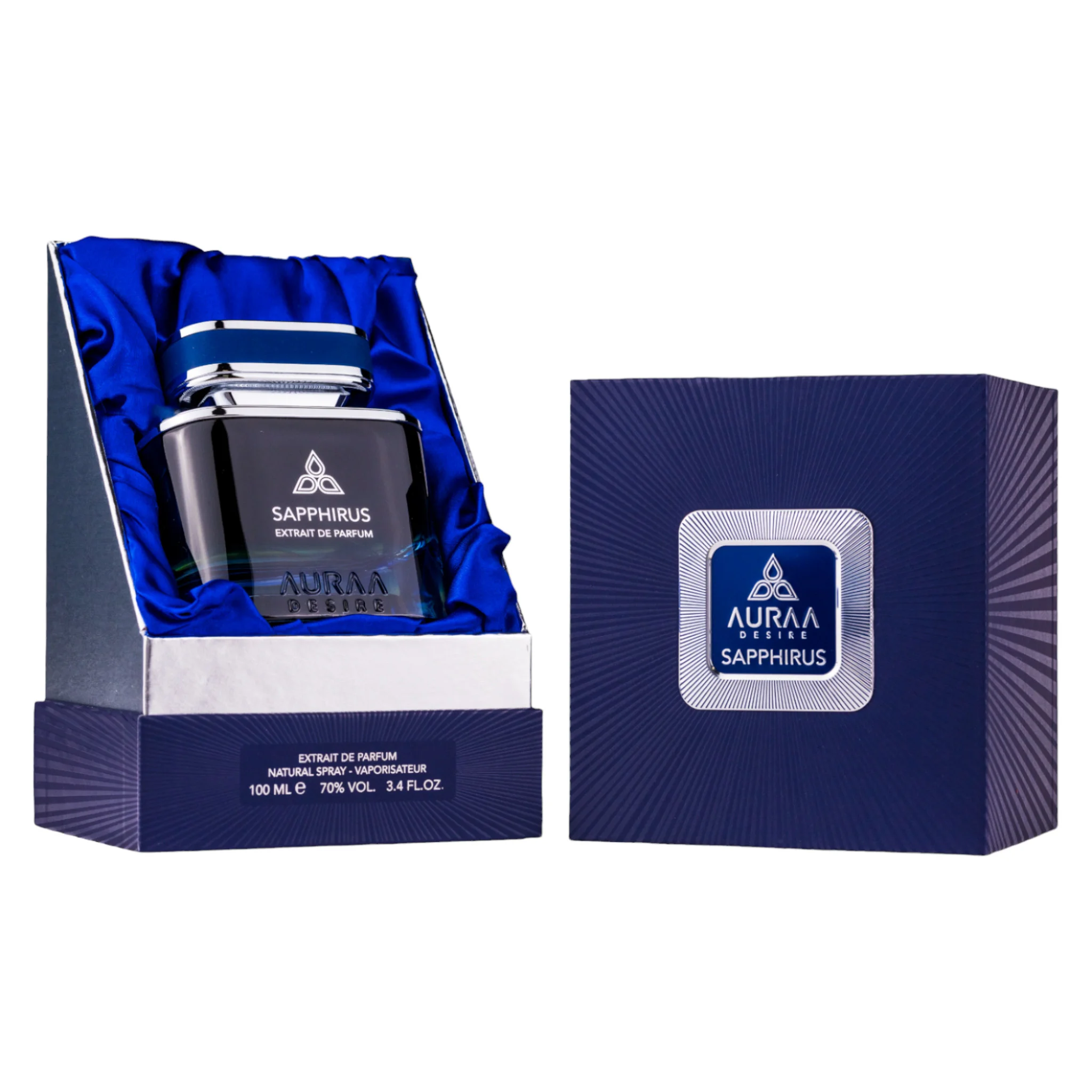Perfume Auraa Desire Sapphirus Extrait de Parfum Unissex 100ML