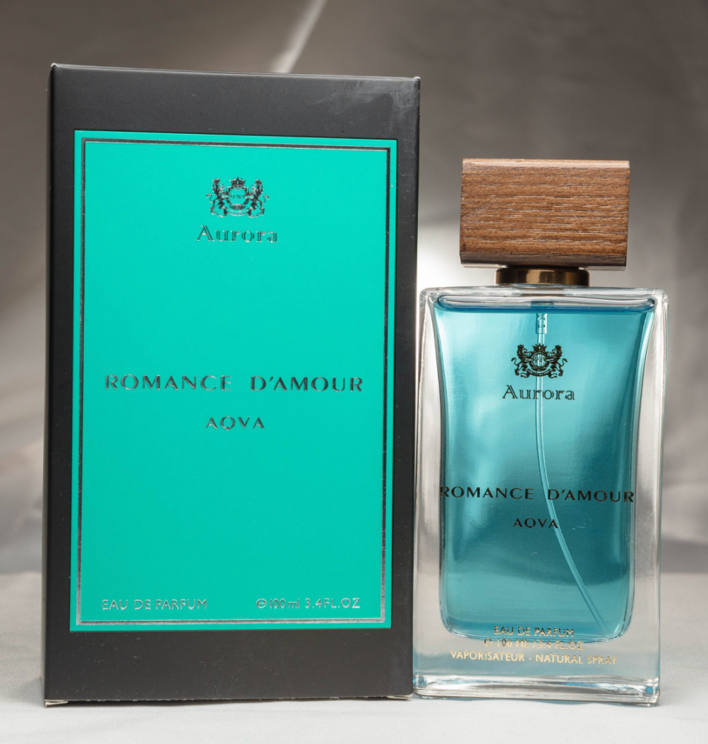Perfume Aurora Scents Romance D'Amour Aqva Eau de Parfum Masculino 100ML