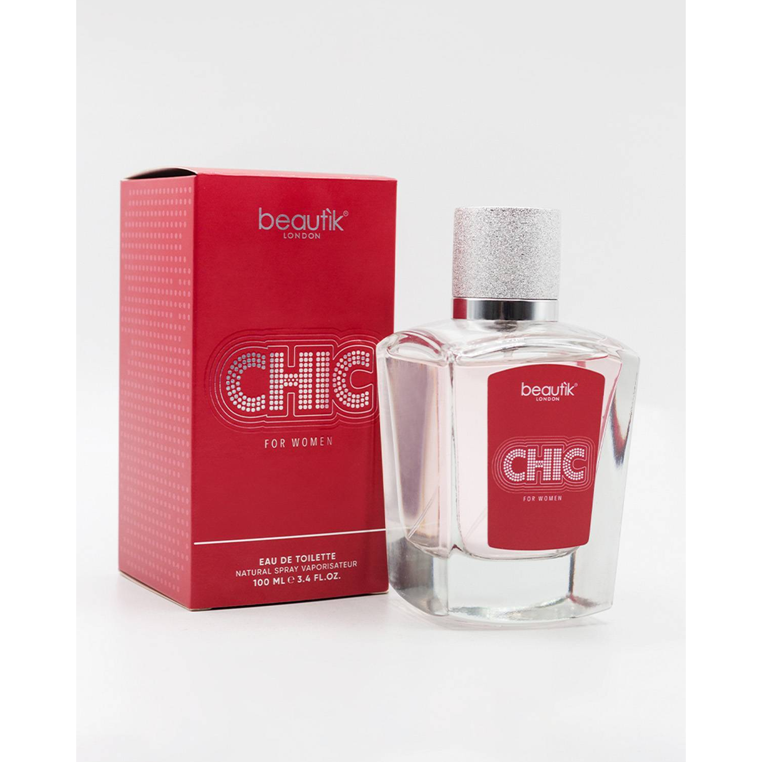 Perfume Beautik Chic Eau de Toilette Feminino 100ML