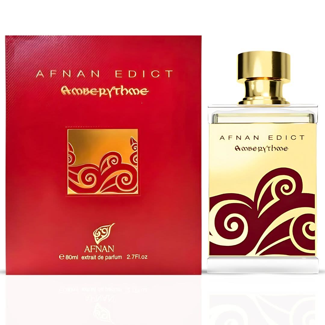 Perfume Afnan Edict Amberythme Eau de Parfum Unissex 80ML