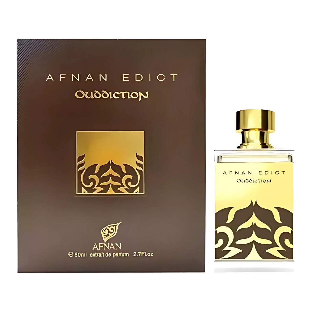 Perfume Afnan Edict Ouddiction Eau de Parfum Unissex 80ML