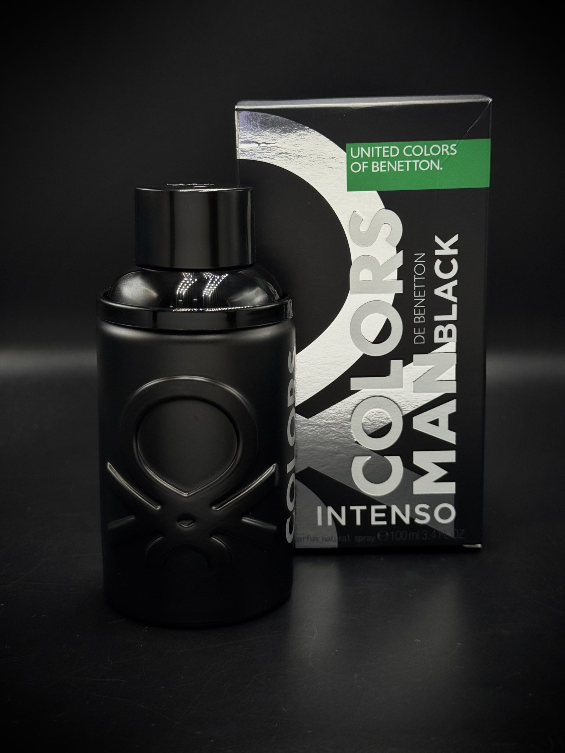 Perfume Benetton Colors Man Black Intenso Eau de Parfum Masculino 200ML