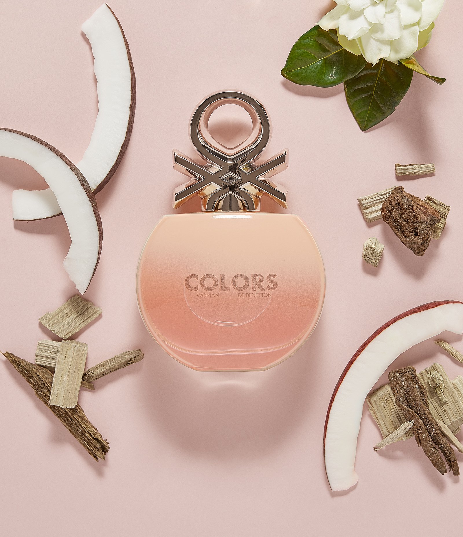 Perfume Benetton Colors Woman Rose Eau de Toilette Feminino 50ML