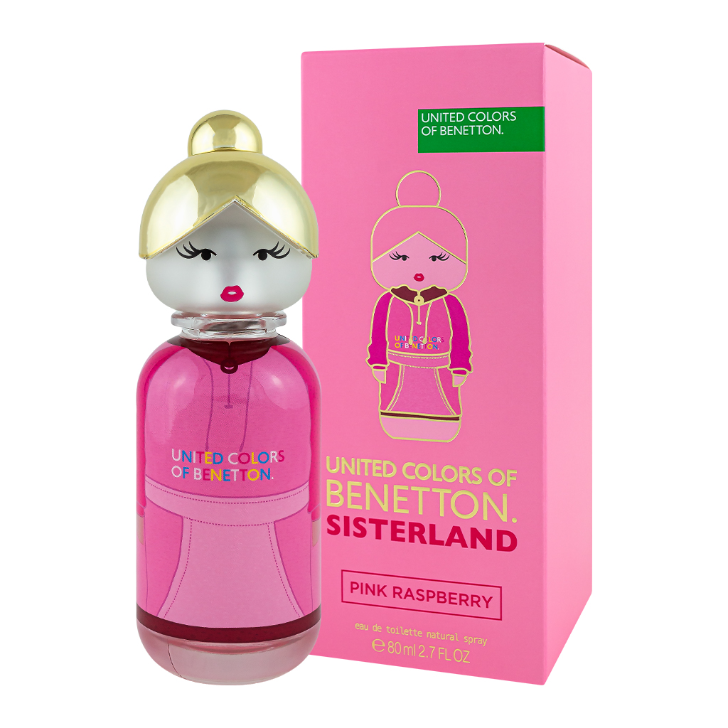 Perfume Benetton Sisterland Pink Raspberry Eau de Toilette Feminino 80ML