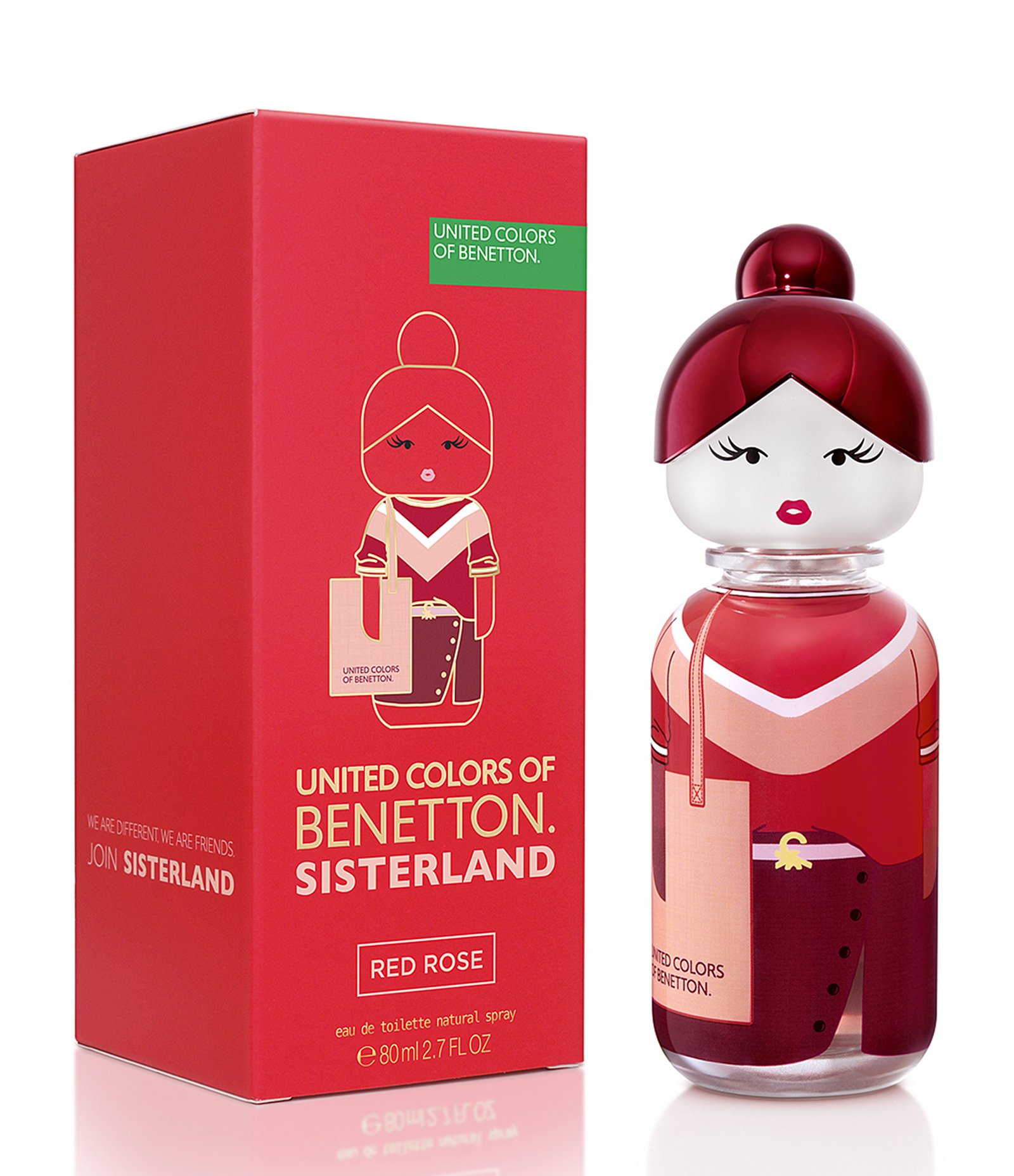 Perfume Benetton Sisterland Red Rose Eau de Toilette Feminino 80ML
