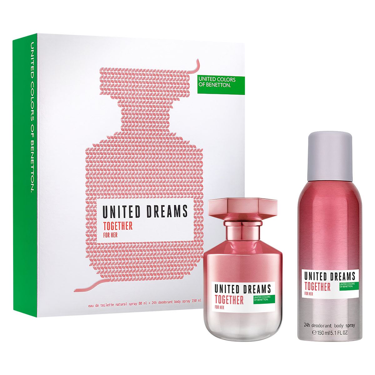 Perfume Benetton United Dreams Together For Her Eau de Toilette Feminino 80ML